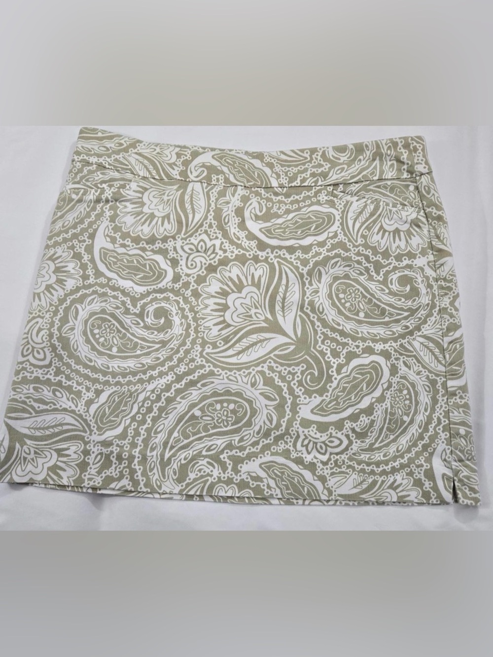 Craft & Barrow Size 18 Paisley Skort Shorts/Skirt Combo